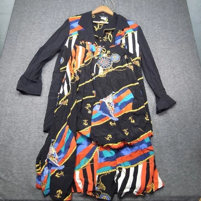 Traje de vestir vintage Carole para mujer pequeña talla 8 náutico 5 piezas chaqueta falda años 80 EE. UU. Foto 1 de 4