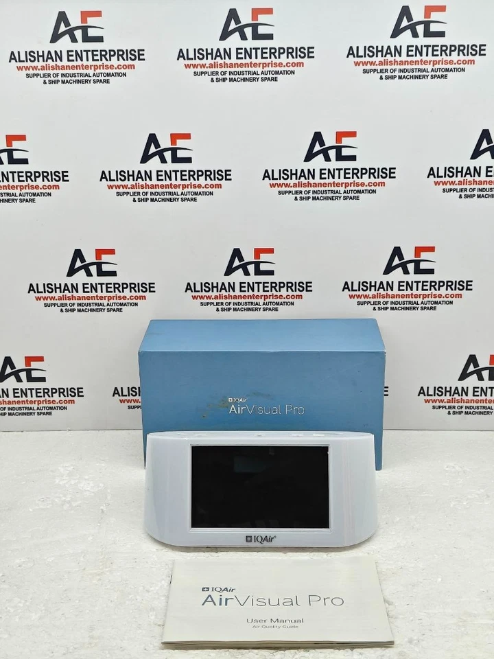 Monitor de calidad del aire IQAir AirVisual Pro PM2.5 CO2 AQI temperatura humedad blanco Foto 1 de 4