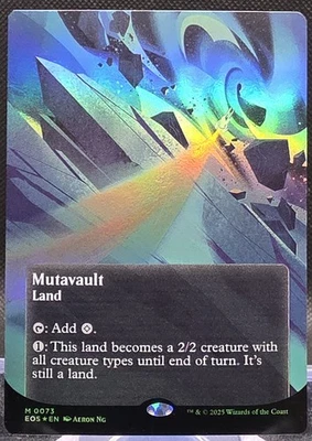 Mutavault #73 Edge of Eternities Borderless Foil Mythic - Image 1 of 2