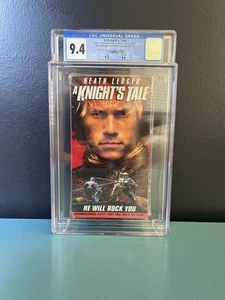CIB PROMO COPY CGC 9.4 (Opened) A Knights Tale CIB VHS Movie Graded With Shrink - Picture 1 of 2