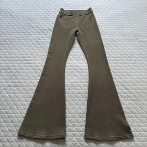 Offline by Aerie Flare High Rise Leggings Gr. Small braun gerippte Gesäßtaschen - Bild 1 von 16