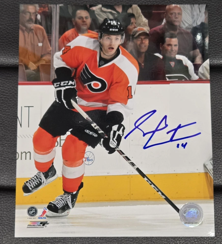 Foto firmada autografiada 8x10 de Sean Couturier Philadelphia Flyers Foto 1 de 1
