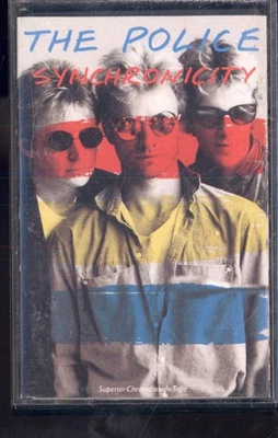 Police Synchronicity cassette UK A&m 1983 cassette black shell paper label - Image 1 of 3