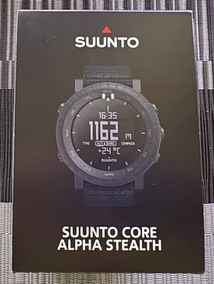SUUNTO CORE ALPHA STEALTH MADE in Finland SS050504000 NEW - image 1 of 4