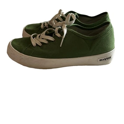Zapatilla deportiva SeaVees Monterey verde plataforma talla 10 para mujer’s Foto 1 de 4