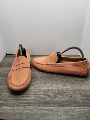 Bexley Ferguson Moccasins Driving Loafers Shoes Coral Peach Sz 43EU 10 US - Image 1 of 4