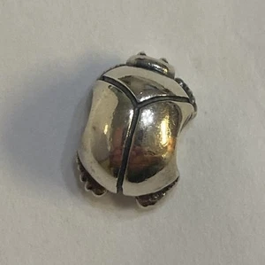 Authentic Pandora Sterling Silver Ladybug Charm Bead Retired - Picture 1 of 4