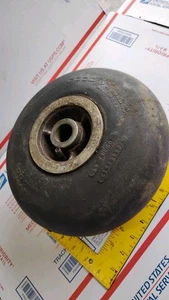 Stearman Aircraft 10.00 Tail Wheel Assembly WARBIRD AIRCRAFT GOODYEAR AS REMOVED - Picture 1 of 5