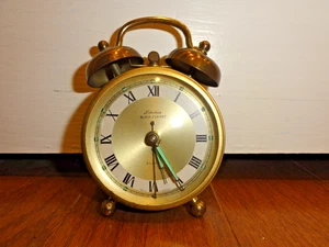 Vintage Schwarzwälder Linden Aufziehwecker, klein 2,5" funktioniert - Bild 1 von 10