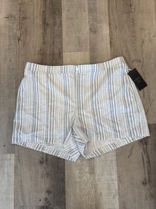 VRST Resort Shorts Herren 2XL blau weiß gestreift 5 Zoll Schwimmen schnelltrocknend UV XXL - Bild 1 von 9