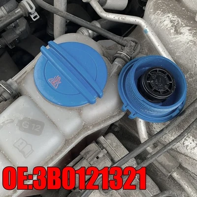 Radiator Cap Water Coolant Reservoir Expansion Storage For Audi VW Passat Jetta - Image 1 of 4