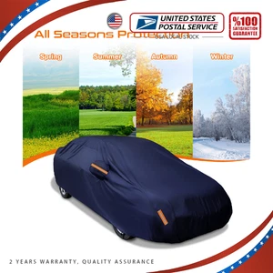 Full Car Cover Car Cover Auto Full Car Cover Outdoor Rain Snow Dust Resistant - Picture 1 of 13