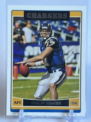 2006 Topps Philip Rivers San Diego Chargers #117 Football Card - Image 1 of 2