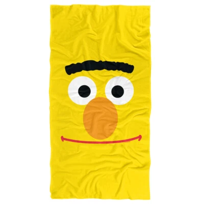 Toalla de playa Sesame Street Bert Face con licencia oficial 30"x60" Foto 1 de 4