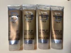 TIGI Bed Head For Men Clean Up Daily Shampoo 8.45 oz 4 PK package discoloration - Picture 1 of 5