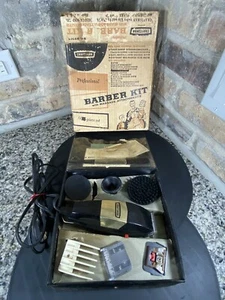 Vintage Craftsman Professional Barber Kit 93746 Sears Rehbock Simpson mit Massage - Bild 1 von 12