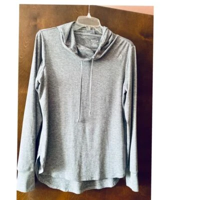 Pullover deportivo con capucha cuello capucha ligero para mujer Reebok Top deportivo LG Foto 1 de 4