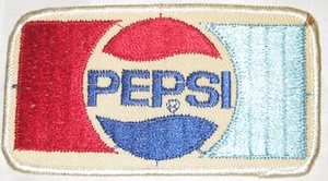 Pepsi Cola Bookend Logo Uniform Patch Soda Advertising - Picture 1 of 4