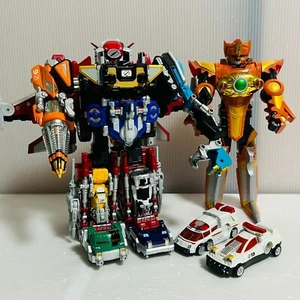 BANDAI Japan Mini Pla Megazord Power Rangers Cosmic Fury Sentai Kyuranger Set - Picture 1 of 12