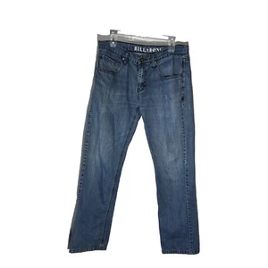 Billabong Mens  34x30 Alder Narrow Straight Leg Denim Jeans Low Rise Retro Y2k - Picture 1 of 10