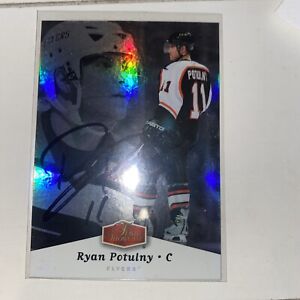Autograph 2006-07 Flair Showcase Ryan Potulny #74 Philadelphia Flyers 0324