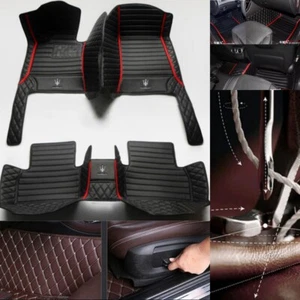Car Mats For Maserati All Series Luxury Anti-slip Waterproof Carpets Custom Mats - Picture 1 of 36