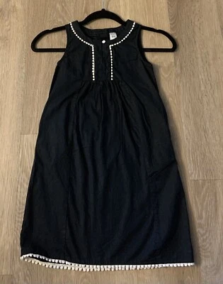 Carter’s Girl’s Size 6X Navy Light Weight Sleeveless Dress With White Trim - Image 1 of 4