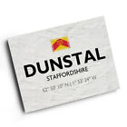 A4 Print - Dunstal, Staffordshire - Lat/Long Sk0726