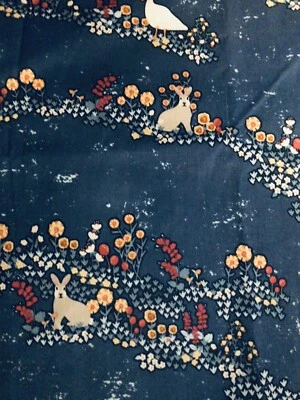 Mermelada de fresa Meadow in NAVY de Lauren Brewer para Riley Blake BTFQ Foto 1 de 4