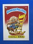 Topps Uk Garbage Pail Kids 1985 Series 1 Os1 Sticker Wrinkly Rikki 35A Mint