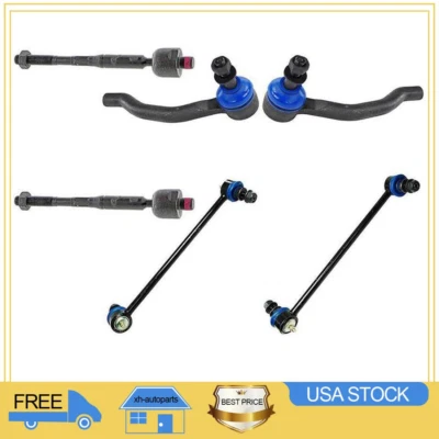 Tie Rod Ends Sway Bar Link Kit For Nissan Altima 2018 2017 2016 2015 2014 2013 - Image 1 of 4
