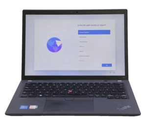 Lenovo ThinkPad Laptop X13 Gen 3 Intel Core i5 12th Gen 16GB RAM 256GB NVMe SSD - Picture 1 of 12