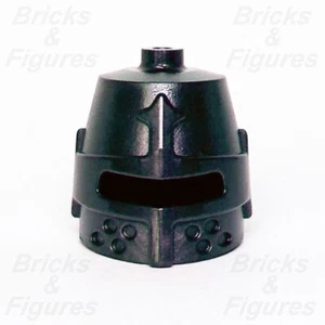 LEGO® Castle Knight Closed Helmet Pearl Dark Grey Minifigure Part 89520 Headgear - Picture 1 of 3