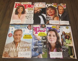 Lot 0f 8 People Magazines Mixed 2024 Celebrities Hollywood Stars #9 - Picture 1 of 9