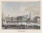 Królewski Kaliningrad Oryginalna litografia Studer 1836