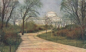 Postal Field Columbian Museum Jackson Park Chicago Illinois 1910 - Imagen 1 de 2