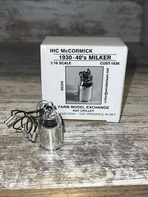 1/16 Scale IHC McCormick 1930-40’s Milker Milk Can Resin - Image 1 of 4