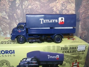 1/50 Corgi Classics 19702 BREWERY COLLECTION BEDFORD's CANVAS "Joshua Tetley" - Picture 1 of 3