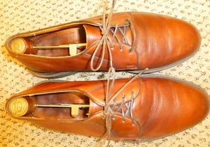 Bostonian  Men's  Brown Leather Casual Oxford Lace Up Shoes EUC size 9.5 - Picture 1 of 7