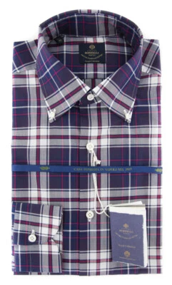 Camisa Roxa Luigi Borrelli - (EV06570080STEFANO) - Imagem 1 de 4