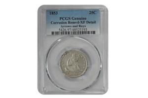 1853 Sitzende Freiheit PCGS XF - Bild 1 von 2