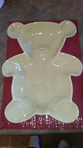 Vintage N.S. Gustin Teddybär Keramik Keksschale Made in U.S.A. - Bild 1 von 6