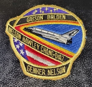NASA SPACE SHUTTLE PATCH GIBSON BOLDEN NELSON HAWLEY CHANG-DIAZ CENKER NELSON - Picture 1 of 1