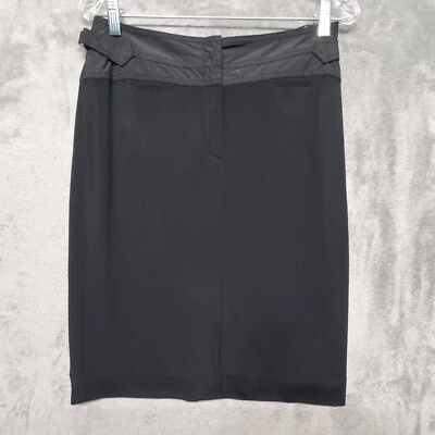 Falda Etcetera Mujer 4 Negra Carrera Fiesta Buceo Elastizada Forrada Hebilla Ajuste Foto 1 de 4