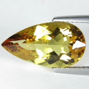 4,24 quilates espléndida gema suelta natural brillante heliodoro amarillo berilo forma ovalada VDO - Imagen 1 de 3