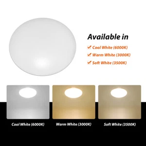 4.5"RV Dome LED Ceiling Light 12V Under Cabinet Light Camper Trailer Boat C/W/PW - Foto 1 di 27