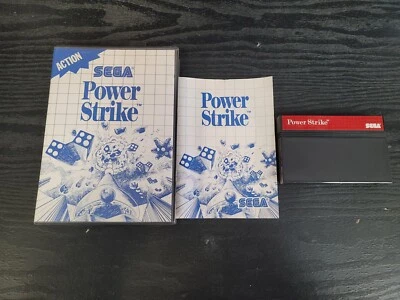 Power Strike Sega Master System Complete in Box CIB Great Shape Mail Order - Image 1 of 3