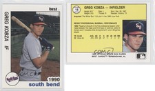 1990 Best South Bend White Sox Greg Kobza Gregory Kobza #15