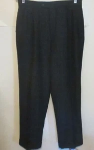 Bachrach Men’s Dark Gray Plaid Dress Pants Size 32 28 Italy Parker wool  j187 - Picture 1 of 6