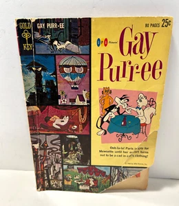 Gay Purr-ee Cat Comic Book Gold Key Brand Comic Book 80 Seiten 1962 in Farbe - Bild 1 von 19